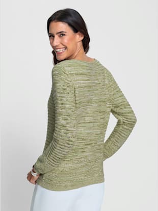 Pull motif ajouré intégral (Image 2)