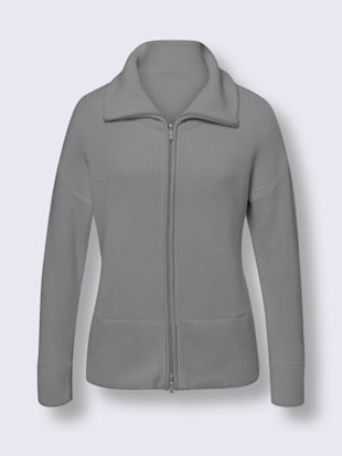 Veste en tricot col camionneur (Image 4)