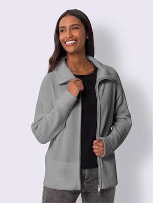 Veste en tricot col camionneur (Image 2)