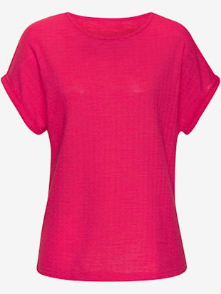 T-shirt matière structurée douce et peu froissable (Image 4)
