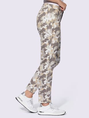 Pantalon cargo motif camouflage tendance