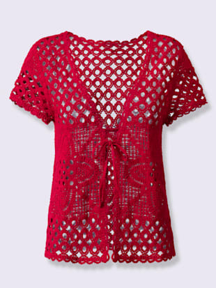 Gilet en tricot aspect crochet (Image 3)