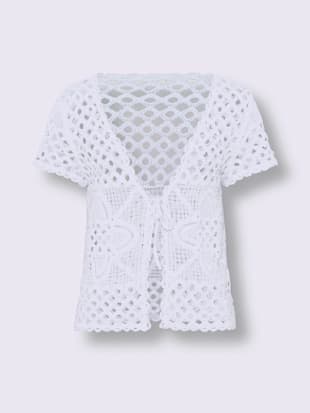 Gilet en tricot aspect crochet (Image 3)