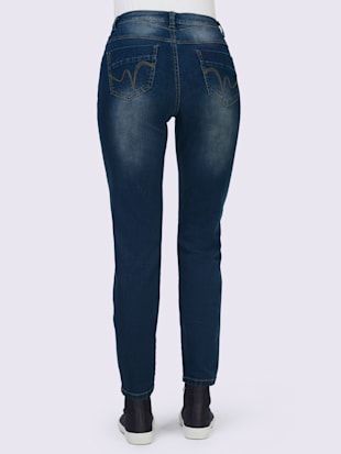 Pantalon garniture de satin décorative
