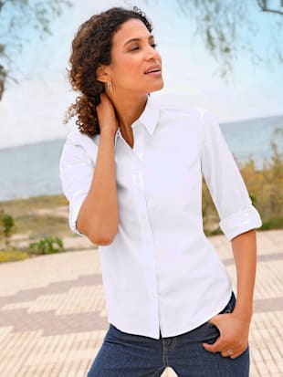Chemisier à manches longues 50% coton