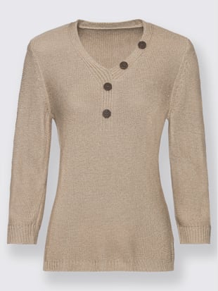 Pull en tricot fil fantaisie facile d'entretien