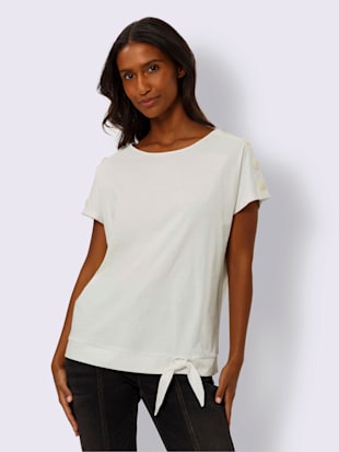 T-shirt boutons fantaisie aux épaules (Image 2)