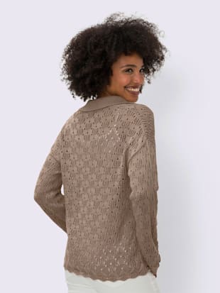 Pull ajouré motif ajouré léger (Image 3)