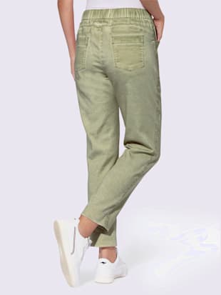 Pantalon délavage « oil dyed » tendance (Image 4)