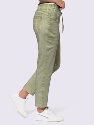 Pantalon délavage « oil dyed » tendance (Image 3)