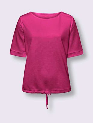 T-shirt à manches courtes qualité finement structurée (Image 4)
