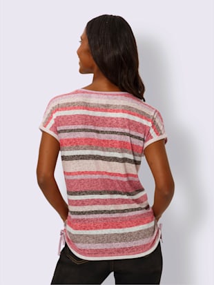 T-shirt à rayures motif à rayures mode (Image 3)