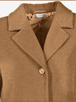Manteau blazer coupe longue classique