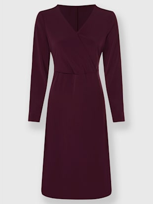 Robe en jersey encolure en v chevauchante (Image 4)