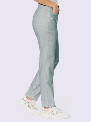 Pantalon imprimé motif minimaliste tendance