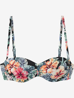 Haut de bikini bandeau à armatures imprimé floral : chaque pièce est unique (Image 5)