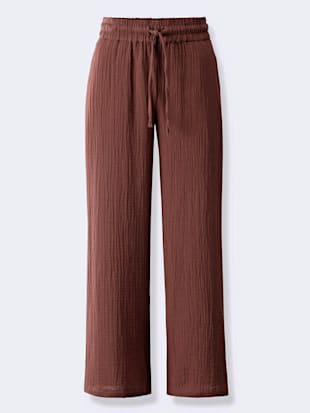 Pantalon large pur coton (Image 4)