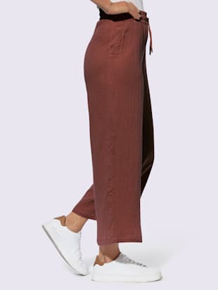 Pantalon large pur coton (Image 2)