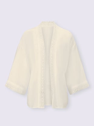 Veste chemisier coupe ouverte affinante