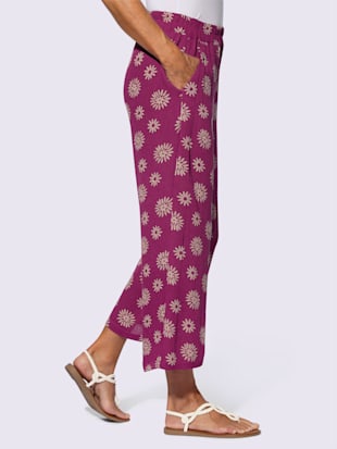 Pantalon imprimé pure viscose (Image 2)