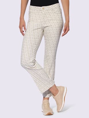 Pantalon imprimé motif imprimé exclusif