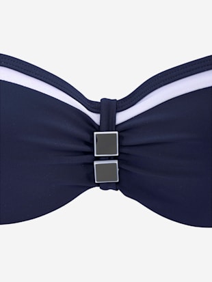 Maillot de bain bandeau à armatures style marin moderne (Image 4)