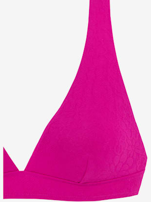 Haut de bikini triangle qualité structurée florale