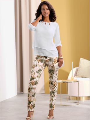 Pantalon imprimé qualité coton