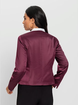 Blazer satin mat élégant