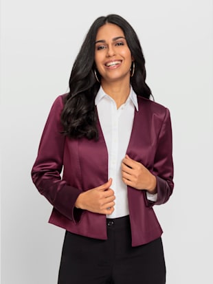 Blazer satin mat élégant