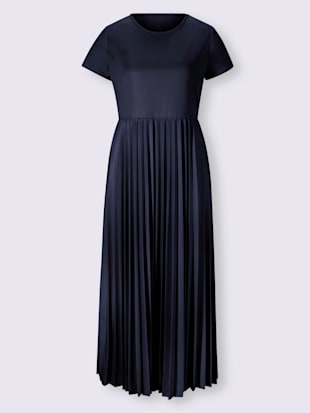 Robe plissée jupe à panneaux évasée