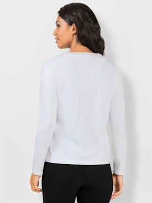 Veste en tricot superbes perles fantaisie