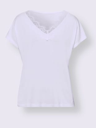 T-shirt en v viscose douce et fluide