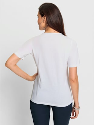 T-shirt en dentelle 50% modal