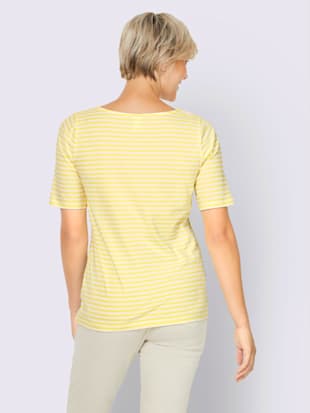 T-shirt séduisant motif à rayures