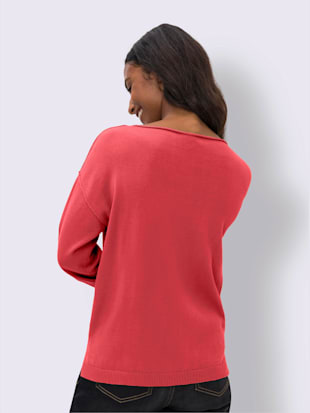 Pull en coton inscription tendance