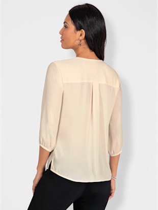 Chemisier en georgette petites pierres brillantes fantaisie