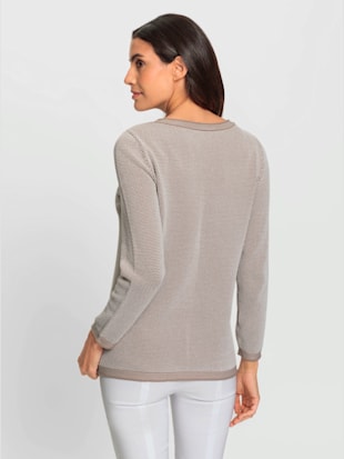 Pull jolie structure tricot