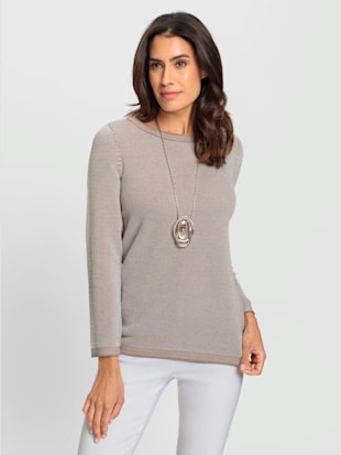 Pull jolie structure tricot