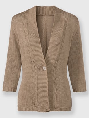 Veste en tricot fil fantaisie facile d'entretien