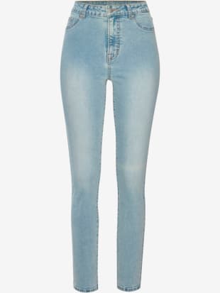 Jegging en jean jegging taille haute, coupe skinny (Image 4)