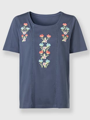 T-shirt broderie florale