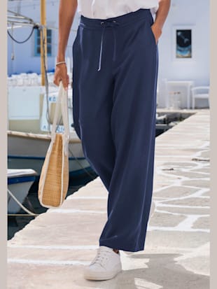 Pantalon tailleur poches fendues pratiques (Image 1)