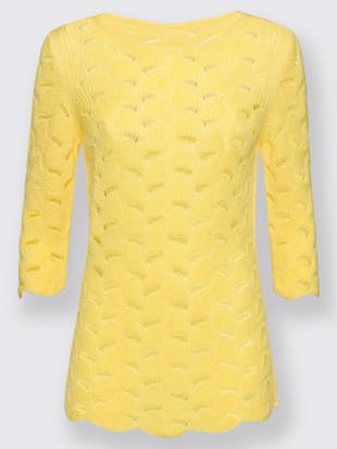Pull ajouré motif ajouré léger