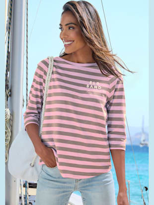 T-shirt à manches 3/4 encolure ronde (Image 1)