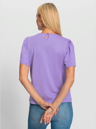 T-shirt à manches courtes brillance discrète (Image 2)