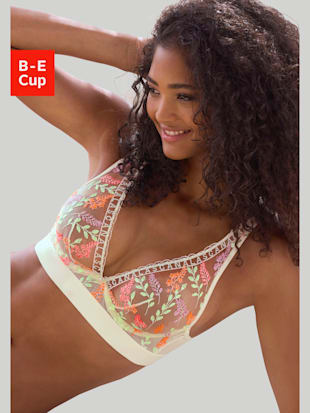 Soutien-gorge à armatures fantaisie, coupe high-apex tendance avec encolure profonde (Image 2)