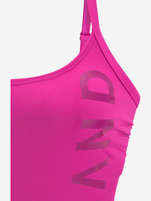 Maillot de bain marque inscrite ton sur ton