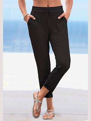 Pantalon ceinture élastique avec cordon