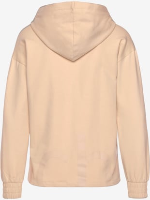 Sweatshirt avec glissière et capuche